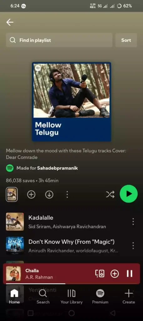 Spotify App Screenshot
